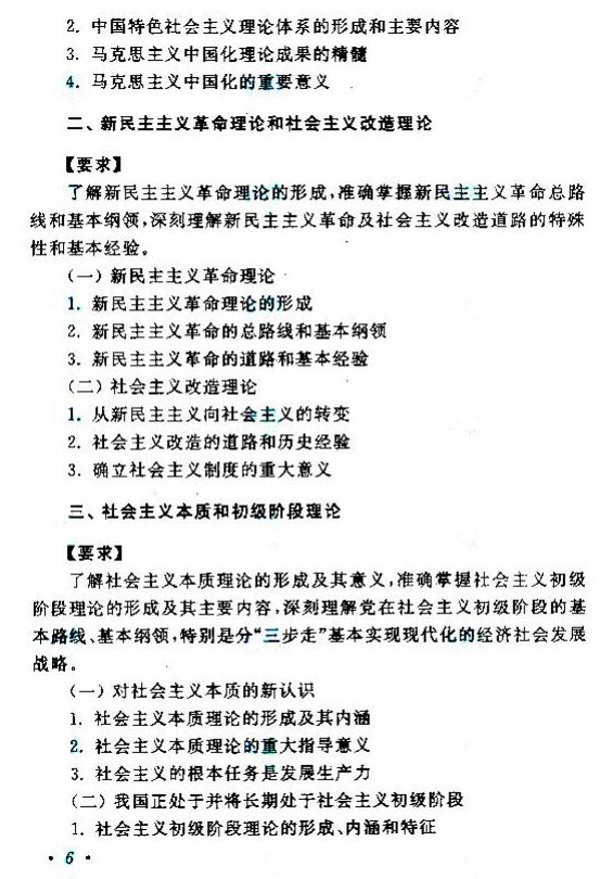 2020年湖南成人高考專升本《政治》考試大綱